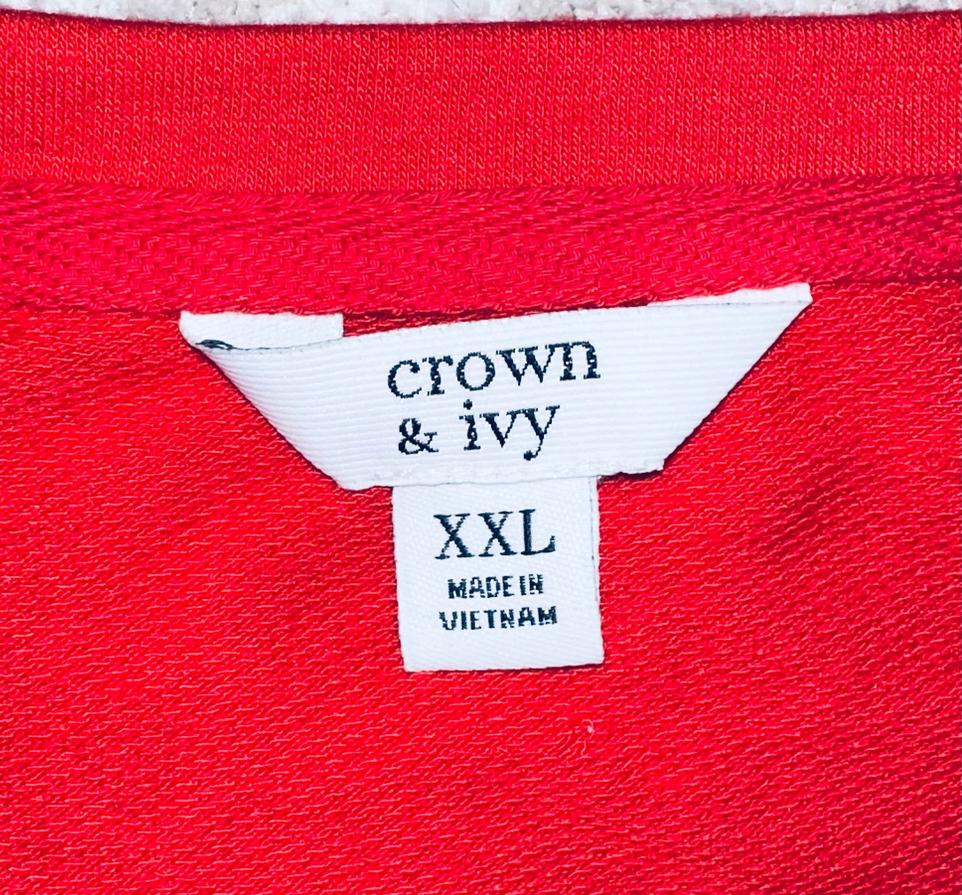 American Woman Crown & Ivy Tee, Sz XXL