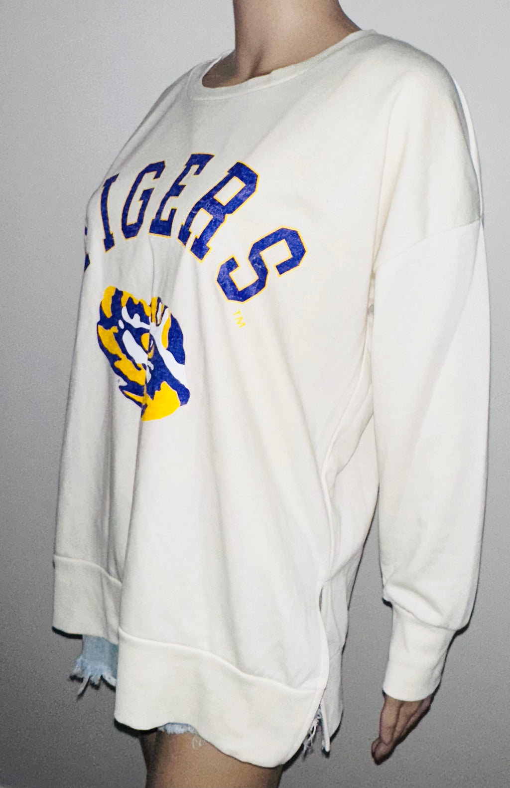 LSU Tigers Crewneck Sweatshirt, Sz Sm