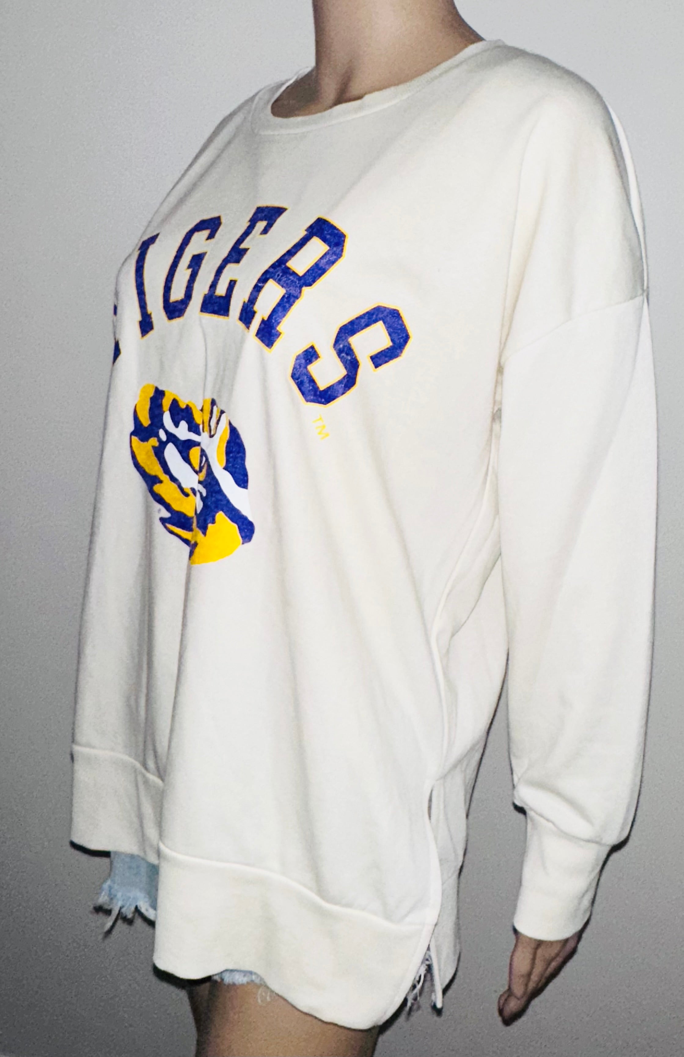LSU Tigers Crewneck Sweatshirt, Sz Sm
