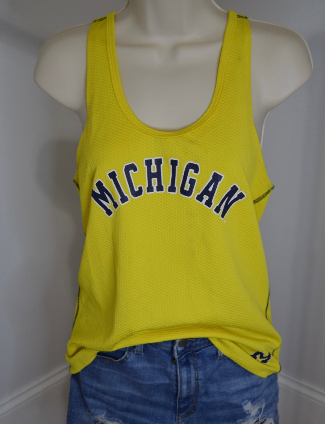 University of Michigan Razor Back Tank Top