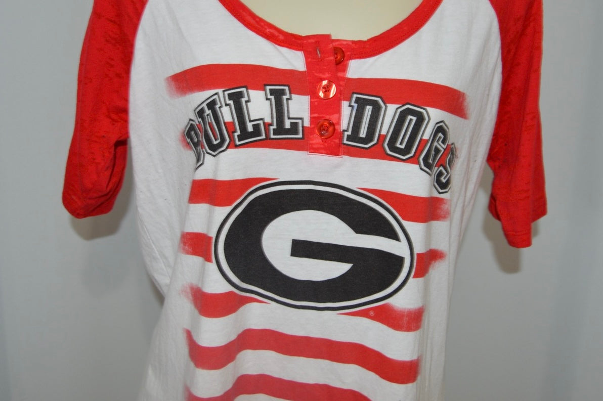 Georgia Bulldogs 3/4 length T-Shirt