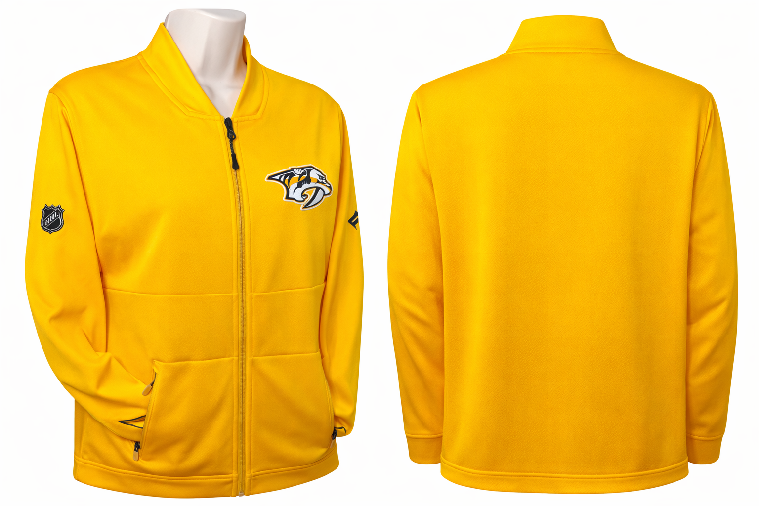 Nashville Predators Lightweight Zip Jacket, Sz Small