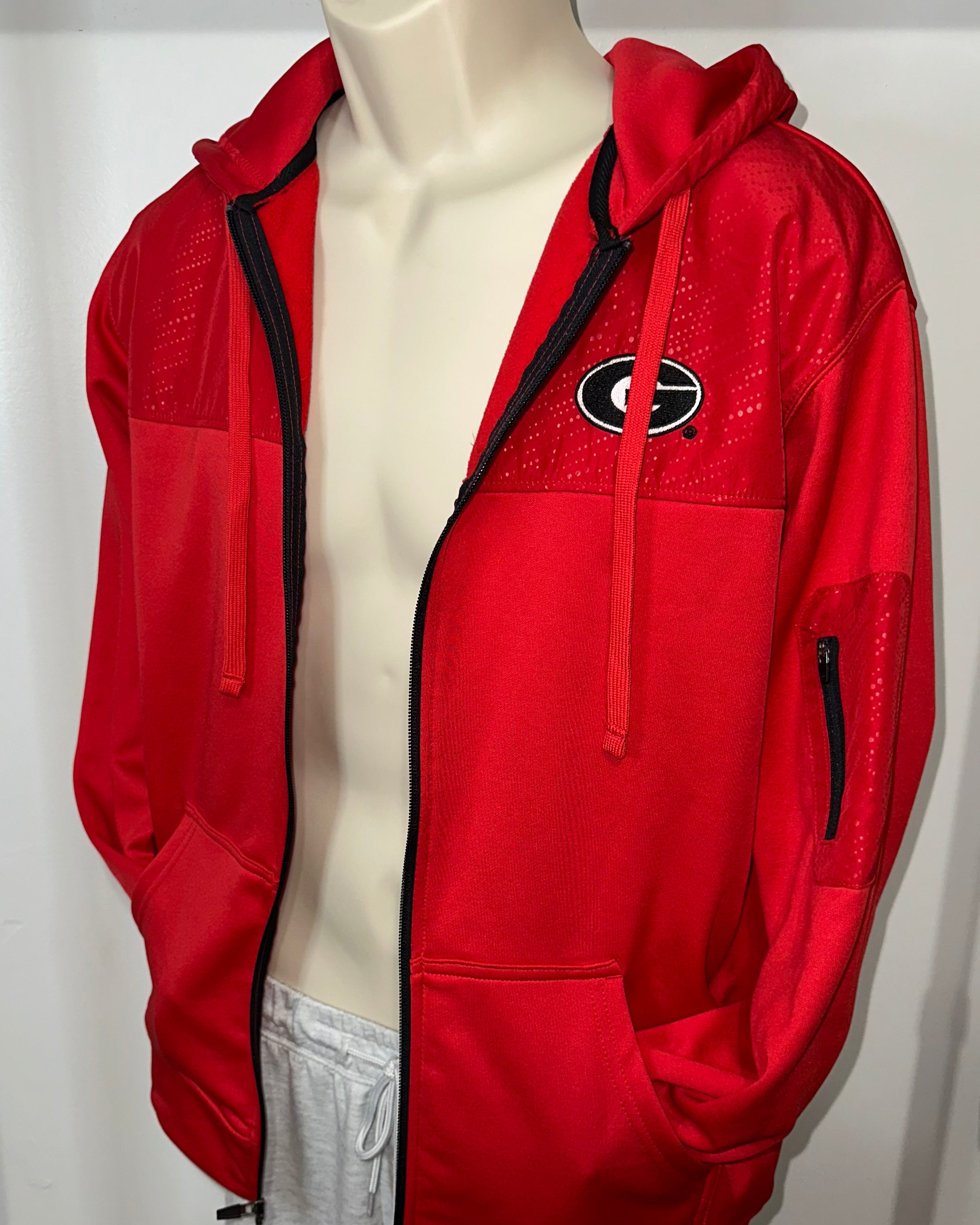 Georgia Bulldogs Full Zip Hoodie (NWT)