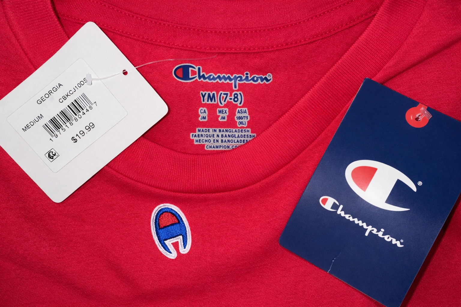 Georgia Bulldogs Youth Tee, NWT