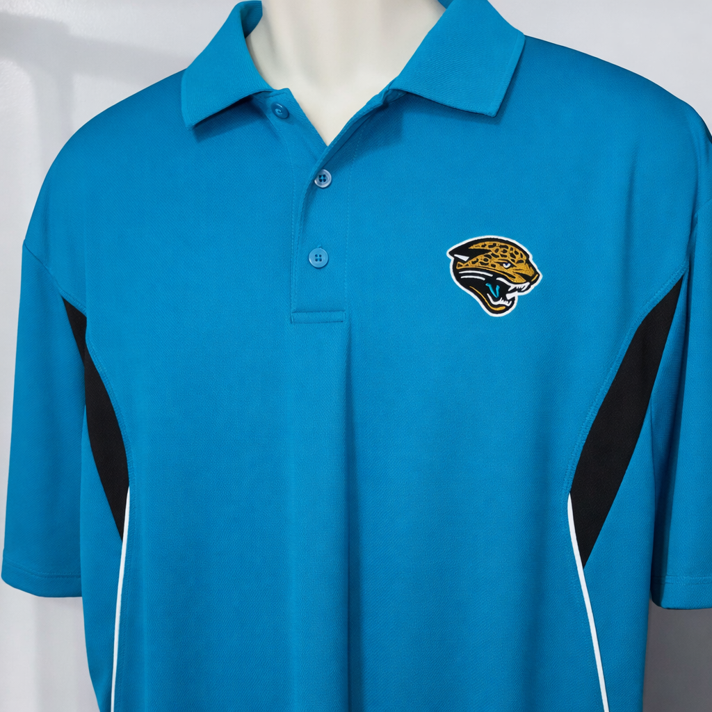 Jacksonville Jaguars NFL Team Golf Polo, Sz xL
