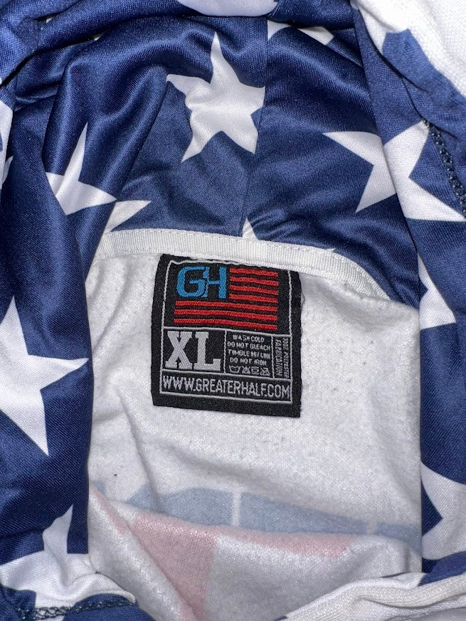 Patriotic America USA Liberty Hoodie, Adult XL