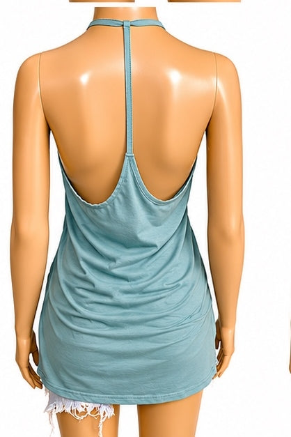 Rollin’ Stones T-back Tank-top Cover-up, Adult Sz Small