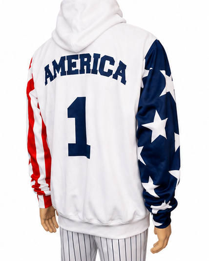 Patriotic America USA Liberty Hoodie, Adult XL